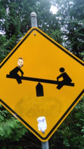 Warning -- see-saw ahead!